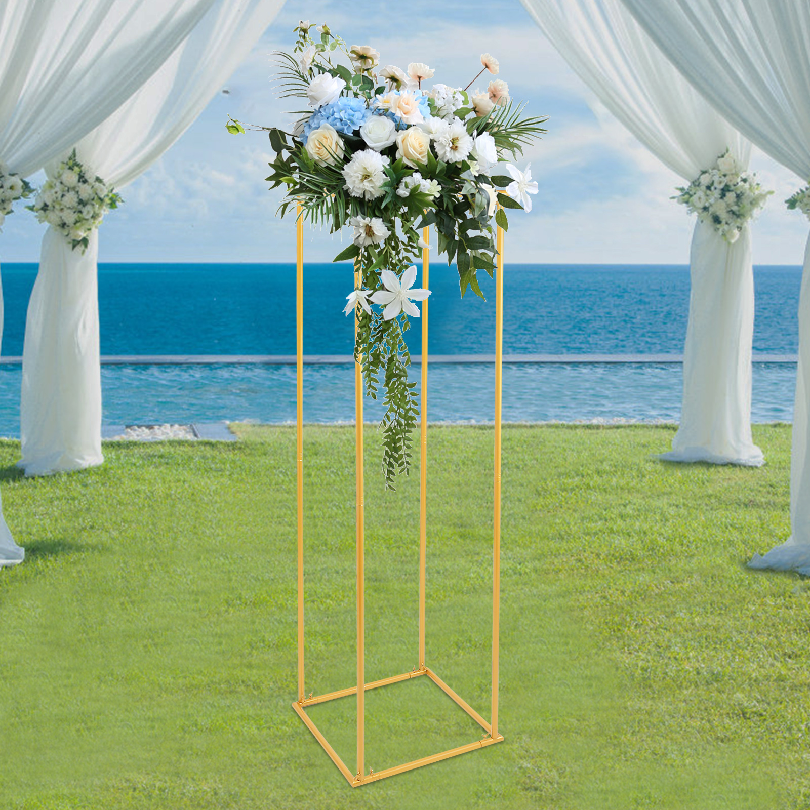 180cm Gold Metal Flower Rack W - Home Decor Center のレビューと価格