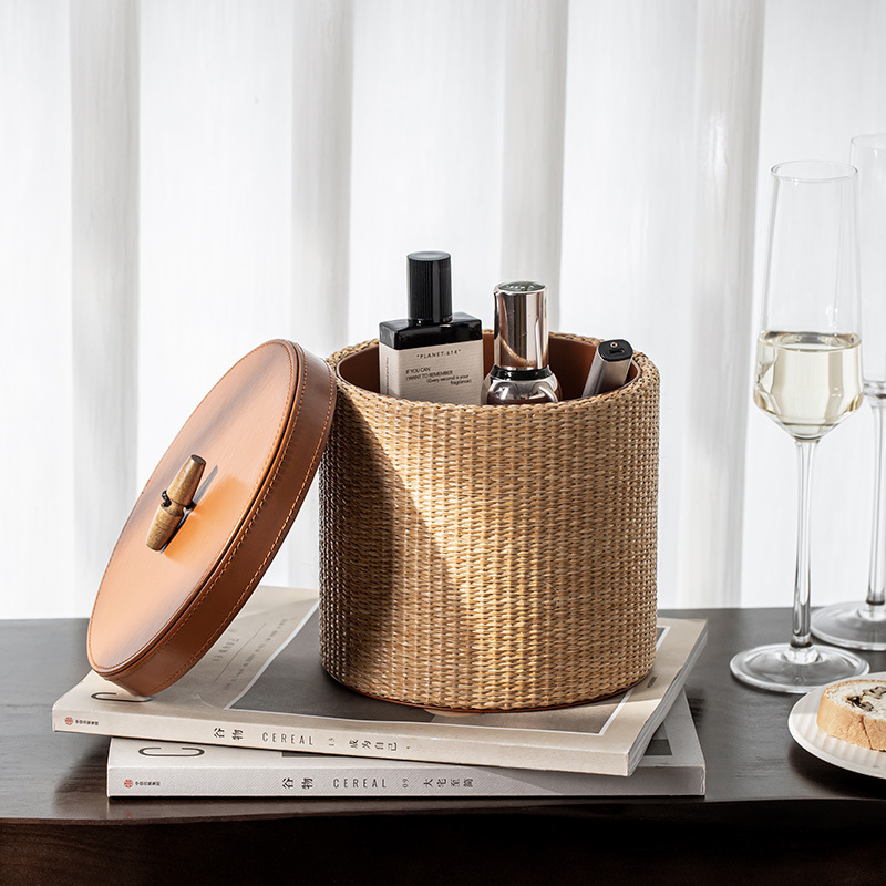 Retro rattan storage box Home  - Home Decor Retro のレビューと価格