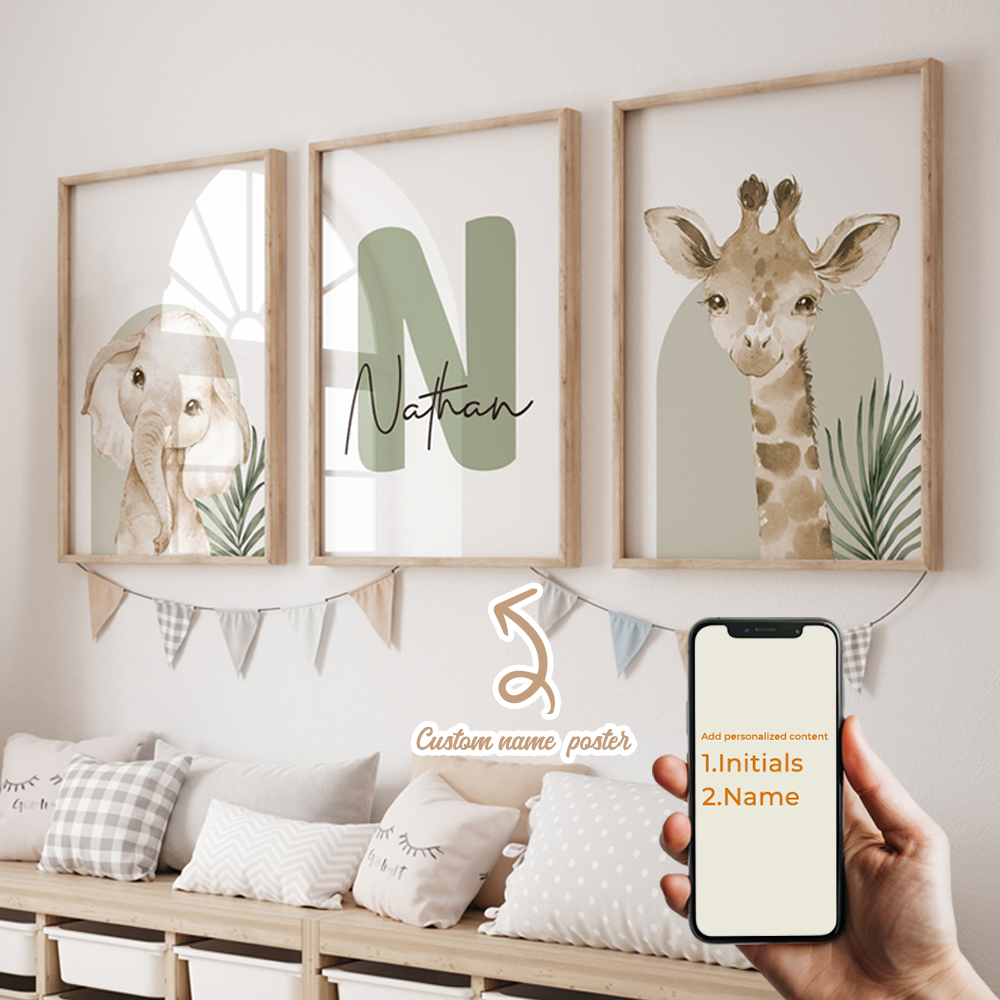 3pcs Personalized Custom Name  - Home Decor Nepal のレビューと価格