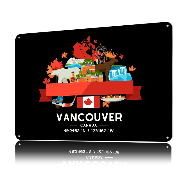 Vancouver City Map Printed Pos - Home Decor Vancouver のレビューと価格