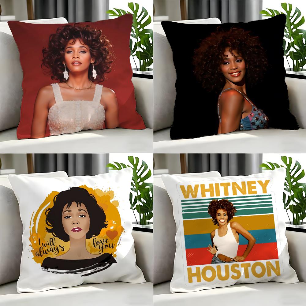 singer - Whitney Houston Cushi - Home Decor Houston のレビューと価格