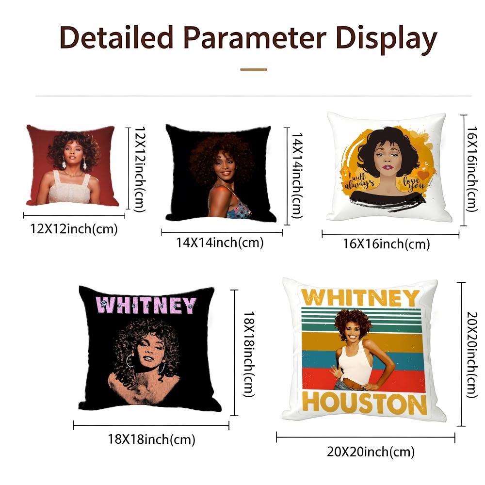 singer - Whitney Houston Cushi - Home Decor Houston のレビューと価格