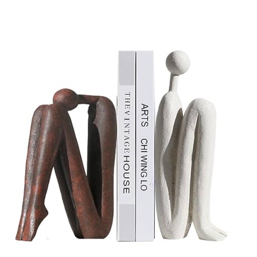 Decorative Bookends for Heavy  - Aesthetic Bookend のレビューと価格