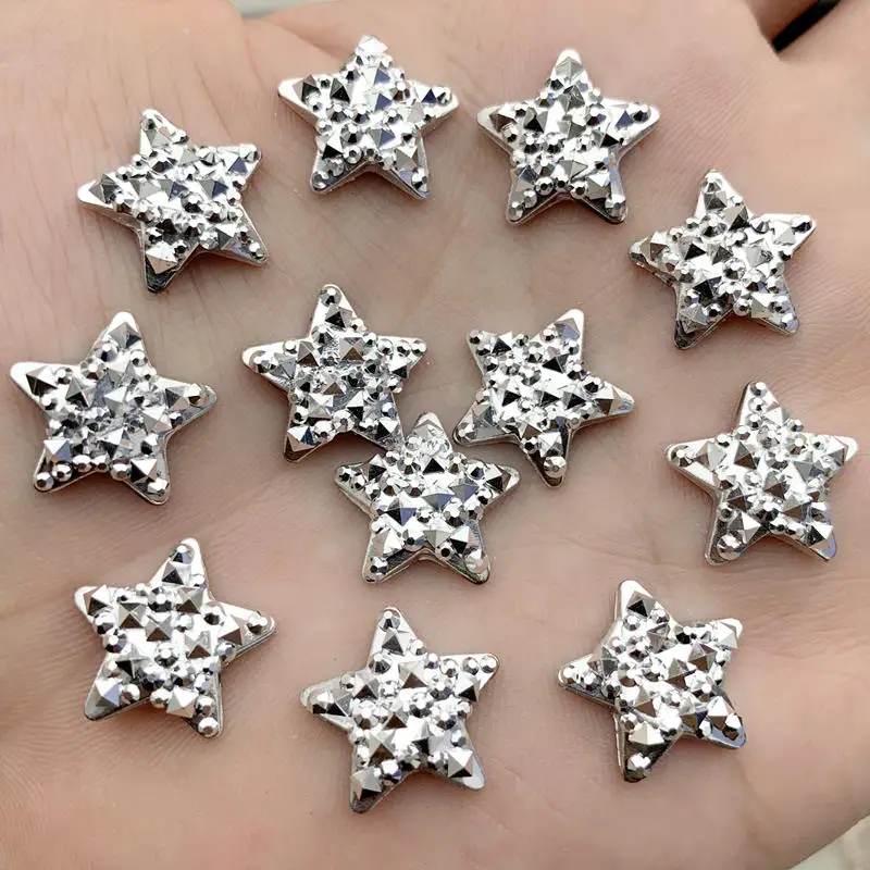 50pcs 15mm Cute Glitter Five S - Home Decor Center のレビューと価格