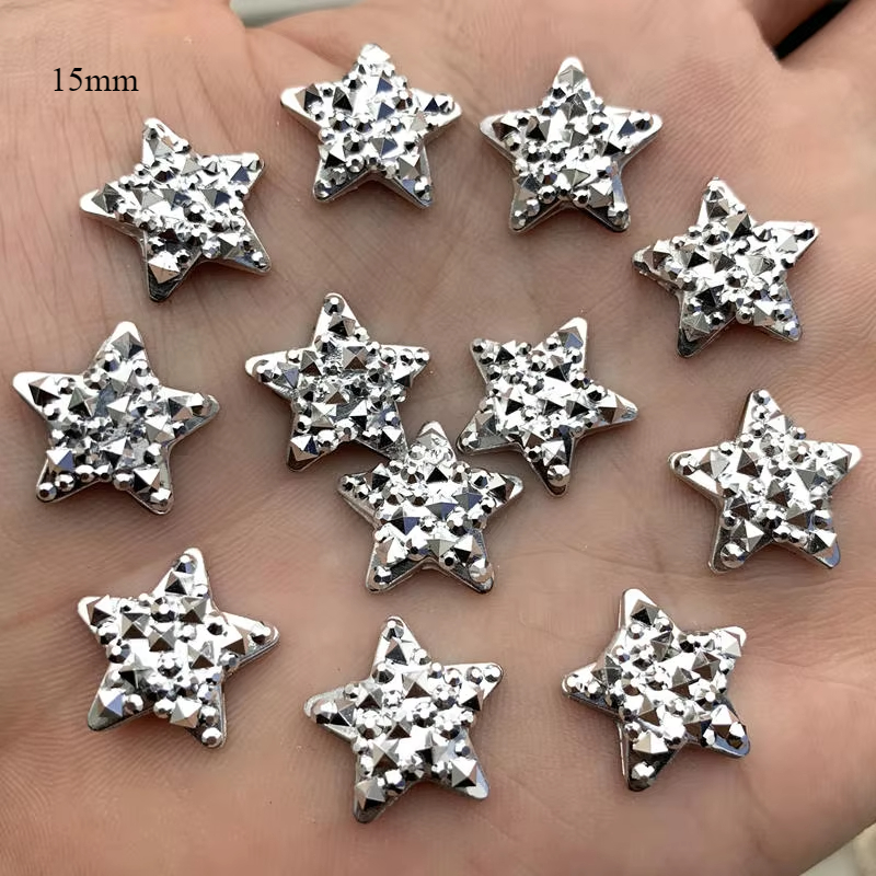 50pcs 15mm Cute Glitter Five S - Home Decor Center のレビューと価格