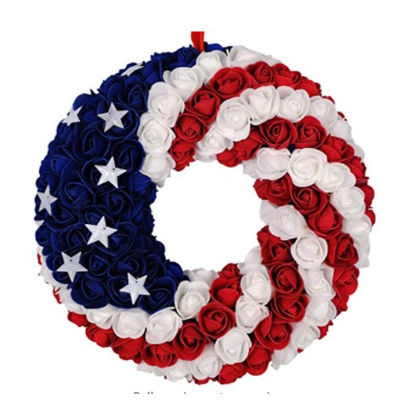 USA Independence Day Themed Wr - Home Decor Usa のレビューと価格