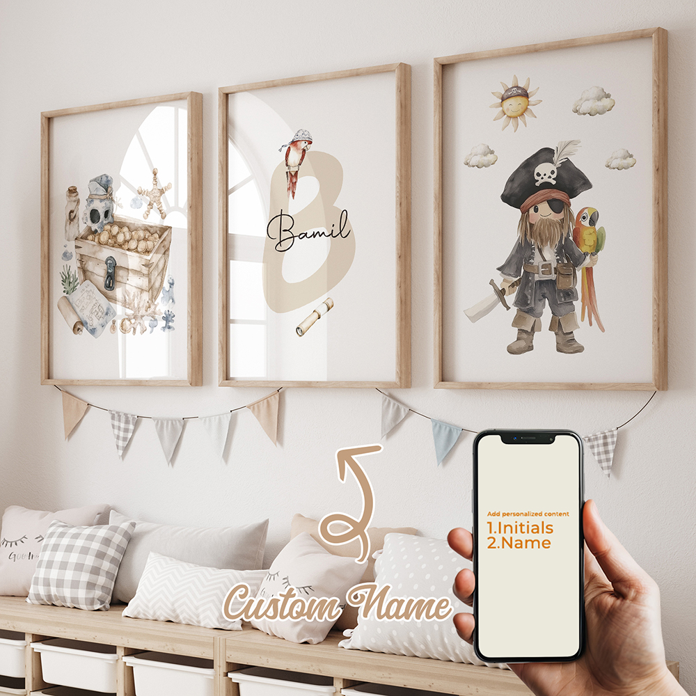 3pcs Personalized Custom Name  - Home Decor Nepal のレビューと価格