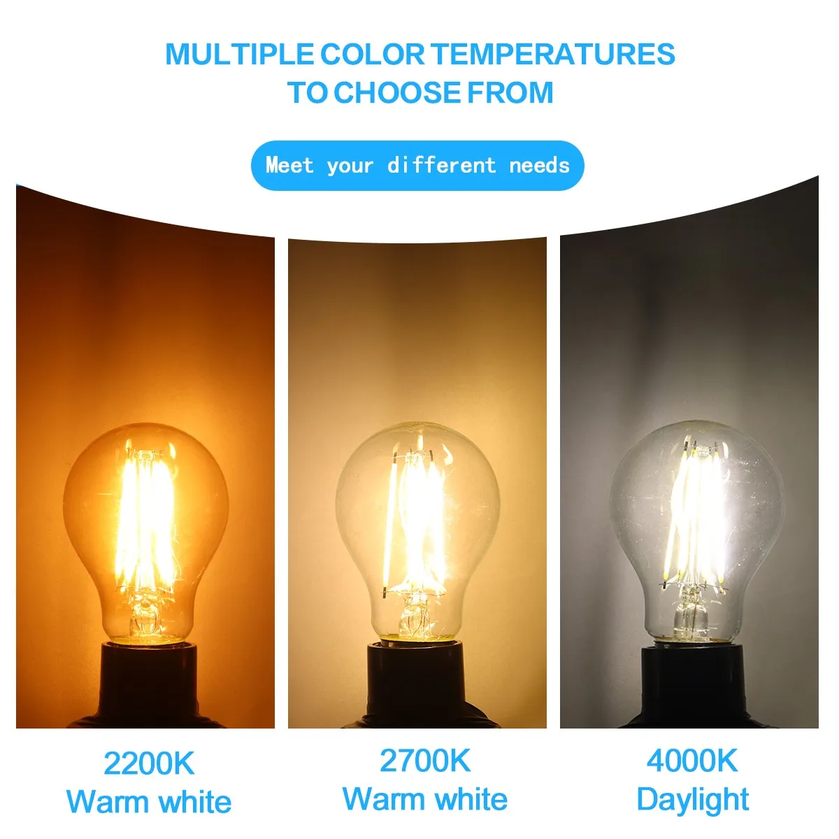 5PCS E27 E14 B22 Retro Edison  - Home Decor Retro のレビューと価格