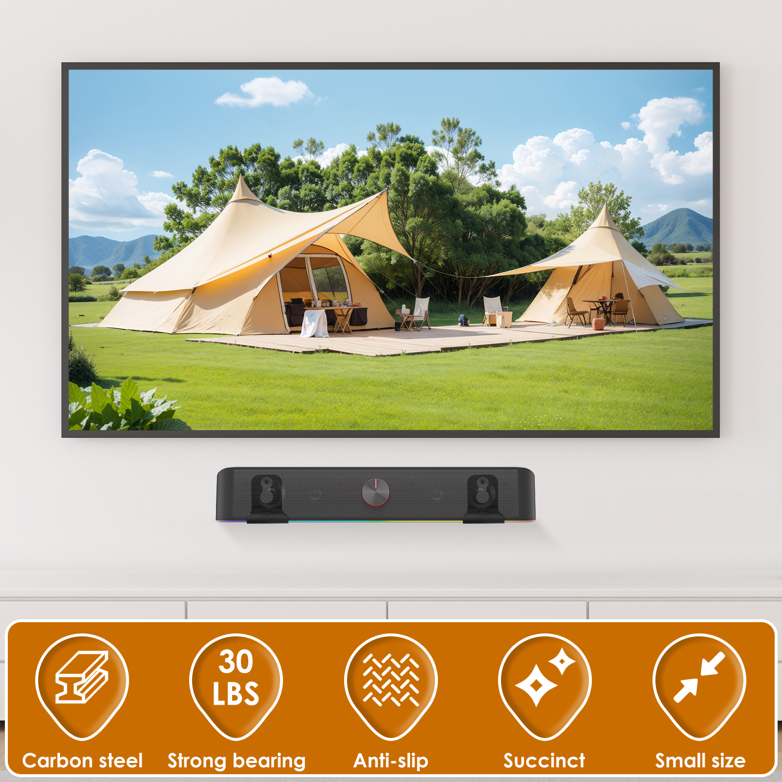 2Pcs Soundbar Speaker Stands W - Home Decor Nepal のレビューと価格