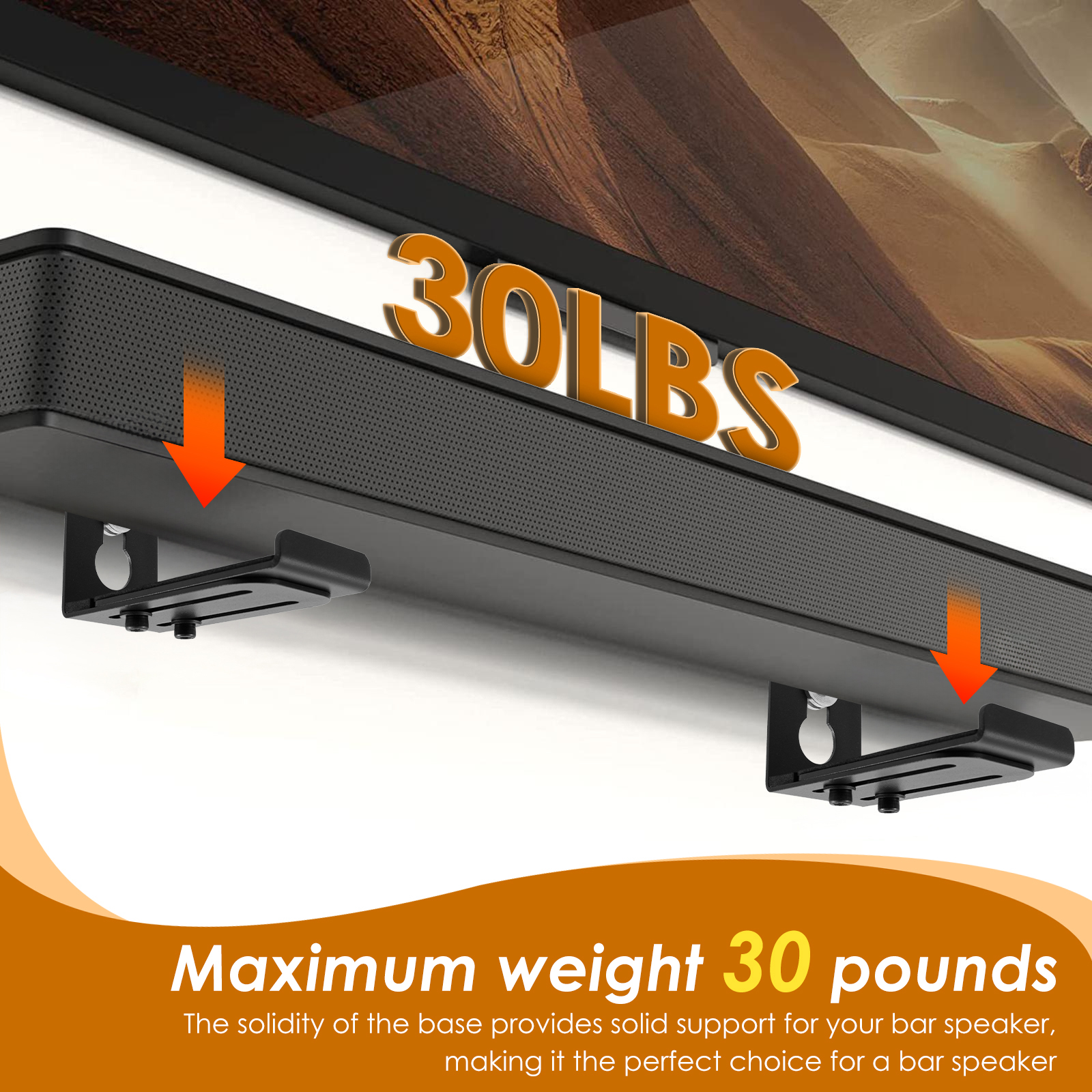 2Pcs Soundbar Speaker Stands W - Home Decor Nepal のレビューと価格