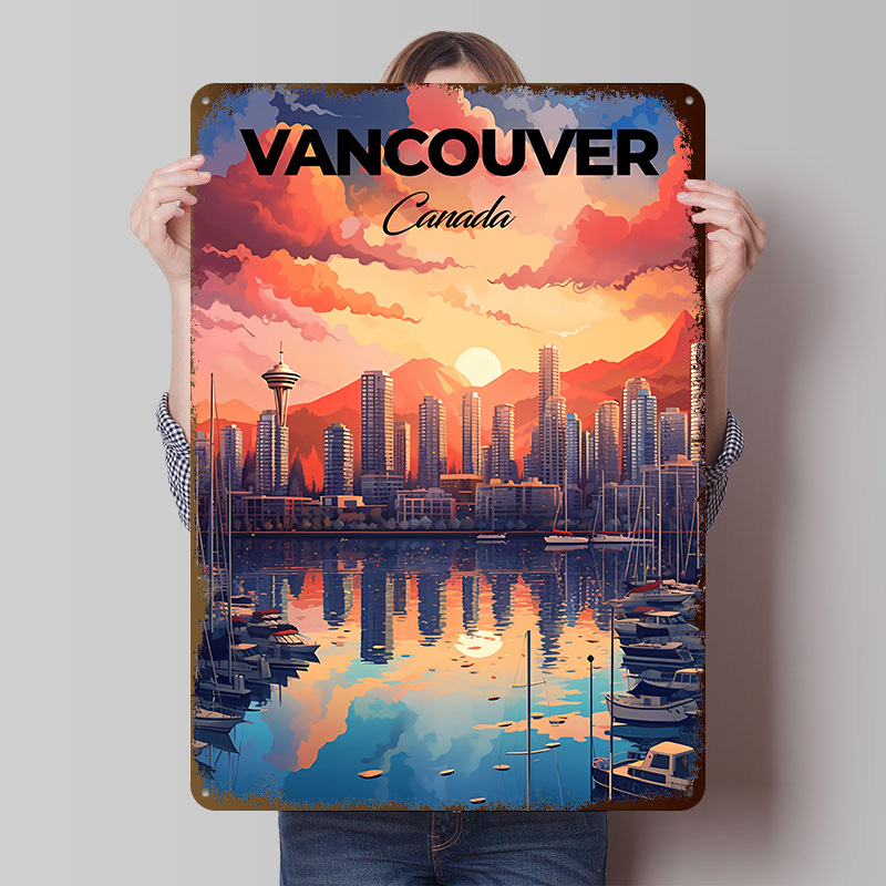Vancouver Travel Print Printin - Home Decor Vancouver のレビューと価格