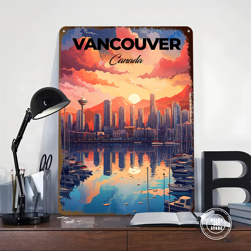 Vancouver Travel Print Printin - Home Decor Vancouver のレビューと価格