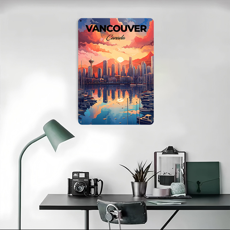 Vancouver Travel Print Printin - Home Decor Vancouver のレビューと価格