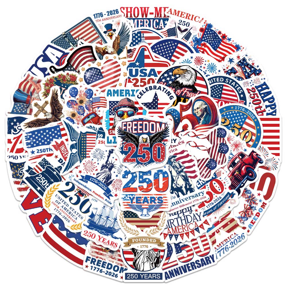 50PCS USA Patriotic Anniversar - Home Decor Usa のレビューと価格