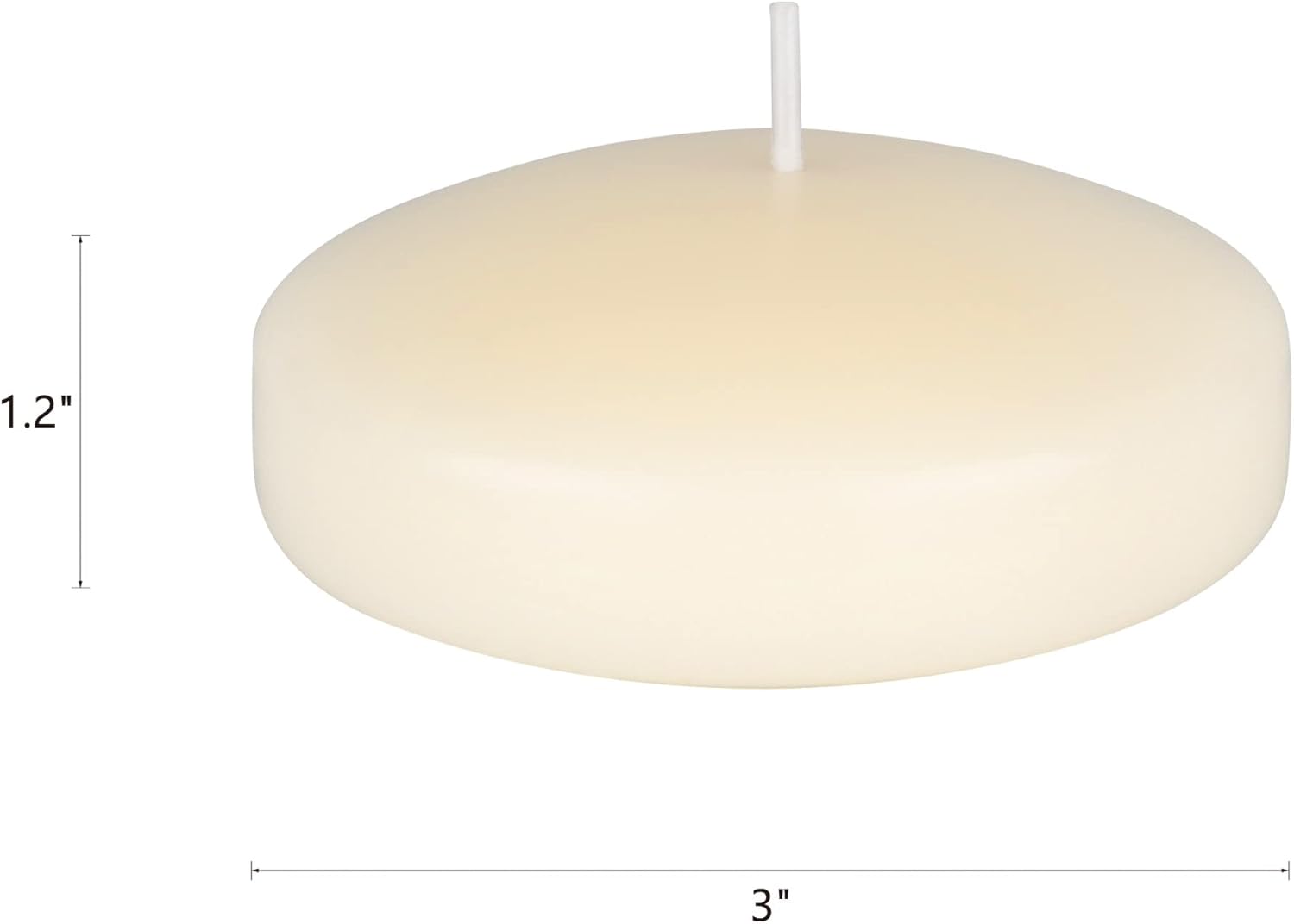 24 Unscented Ivory Floating Ca - Home Decor Event のレビューと価格