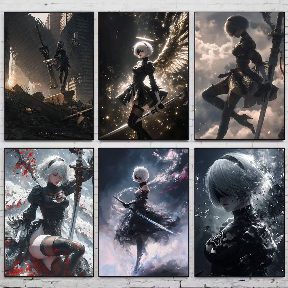 N-NieRAutomata Game Poster HD  - Home Decor Games Free のレビューと価格