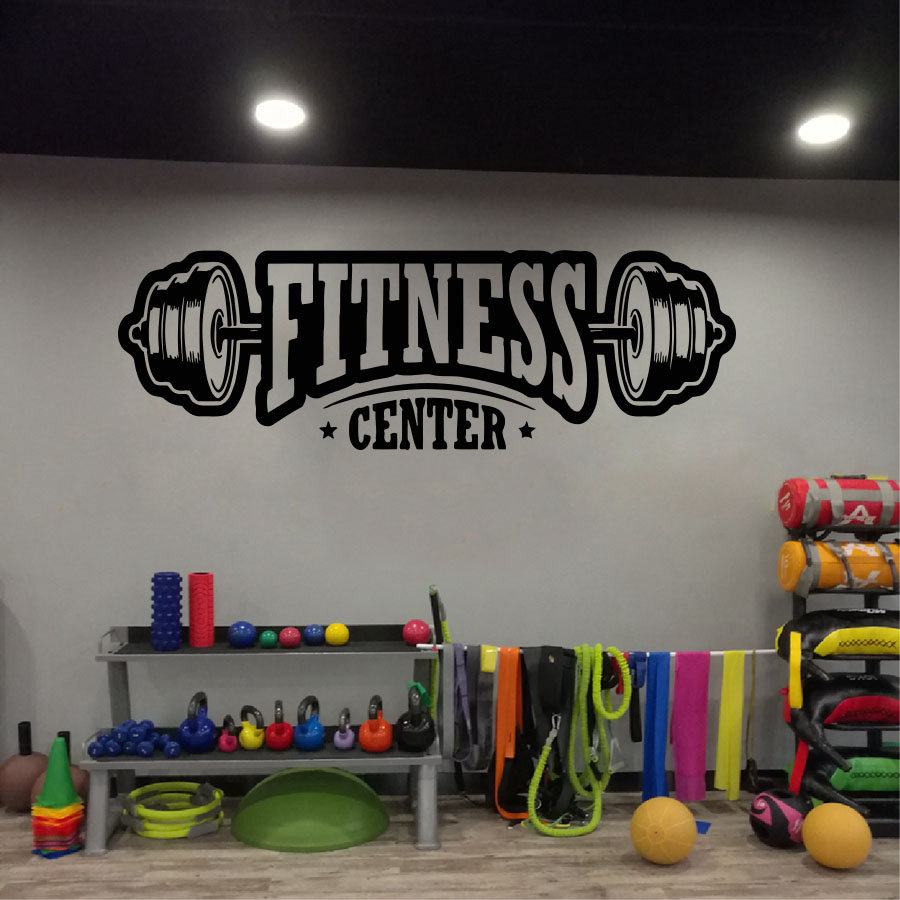Gym vinyl decor wall decal fit - Home Decor Center のレビューと価格