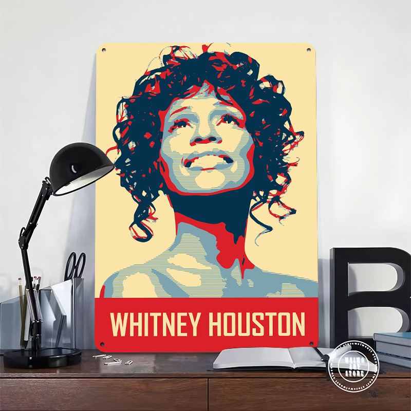 Whitney Houston Personalized 3 - Home Decor Houston のレビューと価格