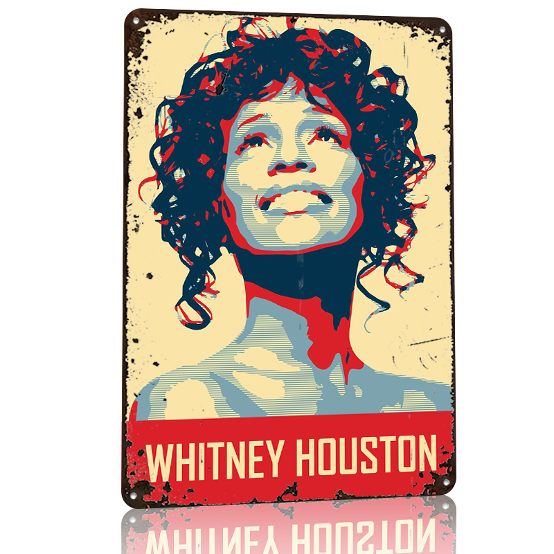 Whitney Houston Personalized 3 - Home Decor Houston のレビューと価格