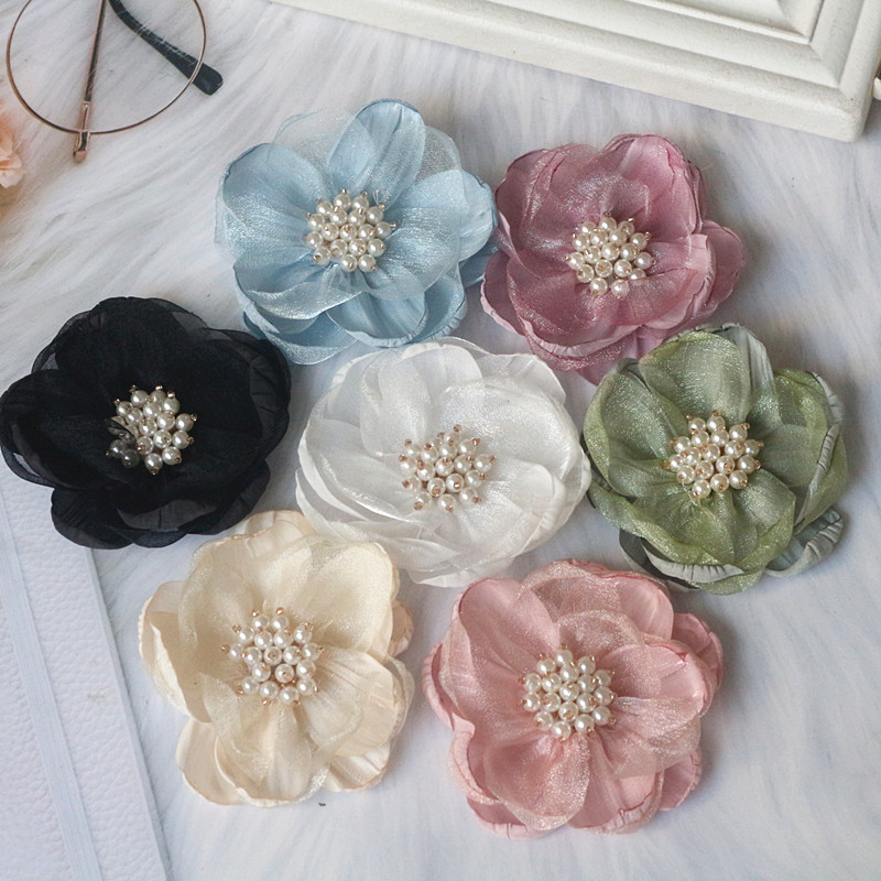 5PCS 7.5CM Chiffon Organza Fab - Home Decor Center のレビューと価格