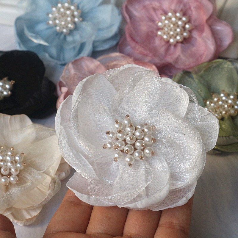 5PCS 7.5CM Chiffon Organza Fab - Home Decor Center のレビューと価格