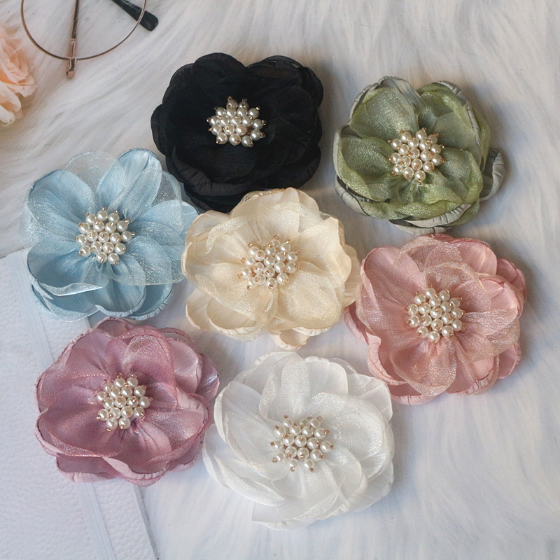 5PCS 7.5CM Chiffon Organza Fab - Home Decor Center のレビューと価格