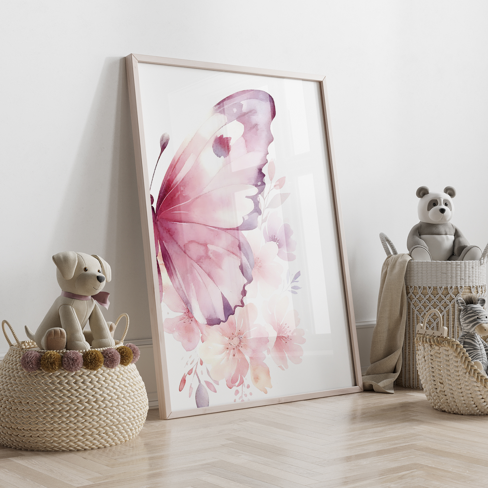 3pcs Cartoon Children Pink Lov - Home Decor Nepal のレビューと価格
