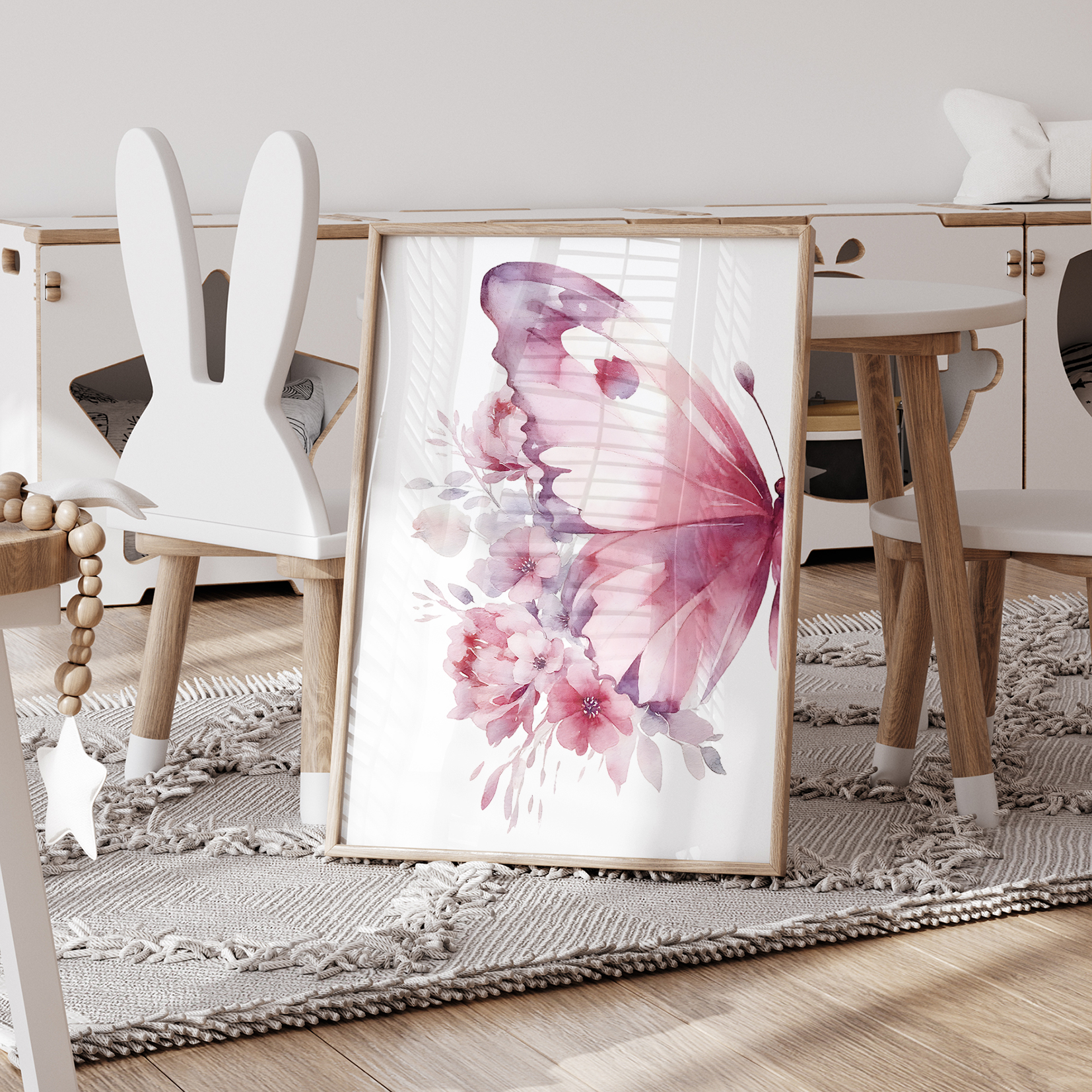 3pcs Cartoon Children Pink Lov - Home Decor Nepal のレビューと価格