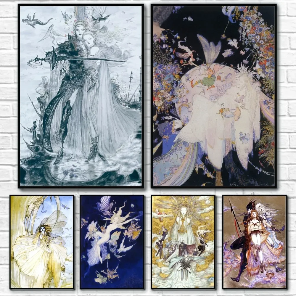 Yoshitaka Amano Final Fantasy  - Home Decor Games Free のレビューと価格