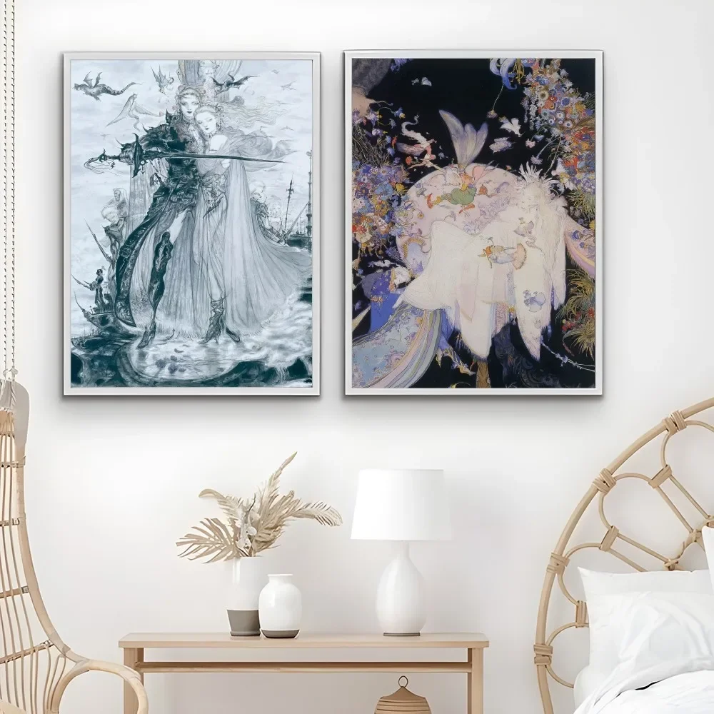 Yoshitaka Amano Final Fantasy  - Home Decor Games Free のレビューと価格