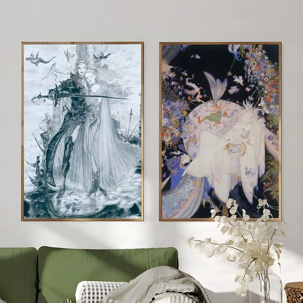 Yoshitaka Amano Final Fantasy  - Home Decor Games Free のレビューと価格