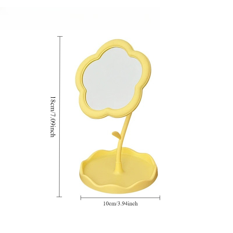 Mirror Desktop Flower Mirrors  - Home Decor Online Free のレビューと価格