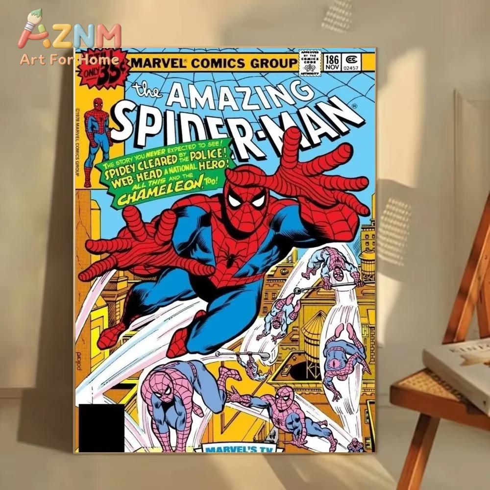 Marvel Movie SpiderMan Wall Ar - Geometric Wall Art のレビューと価格