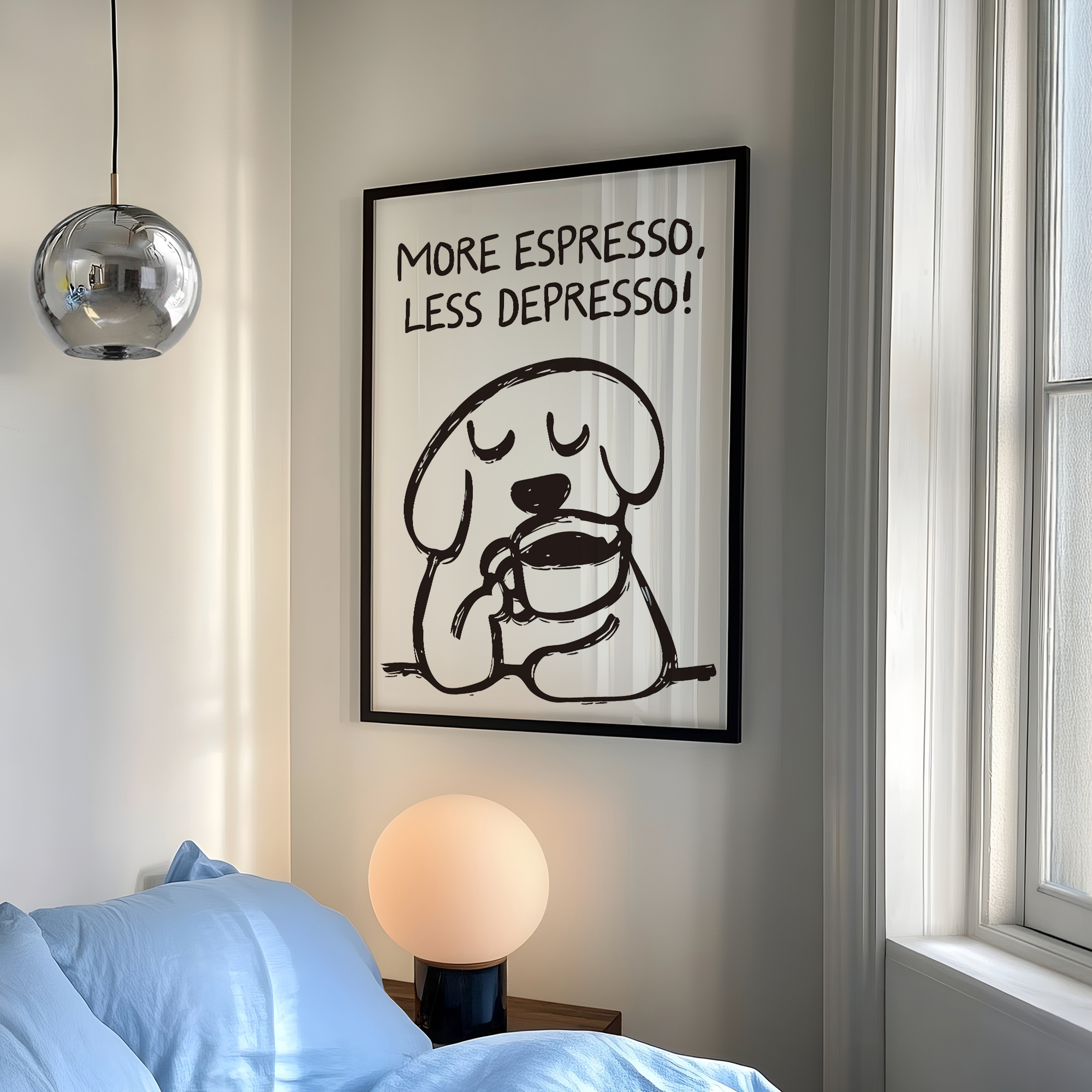 Retro More Espresso Less Depre - Home Decor Retro のレビューと価格