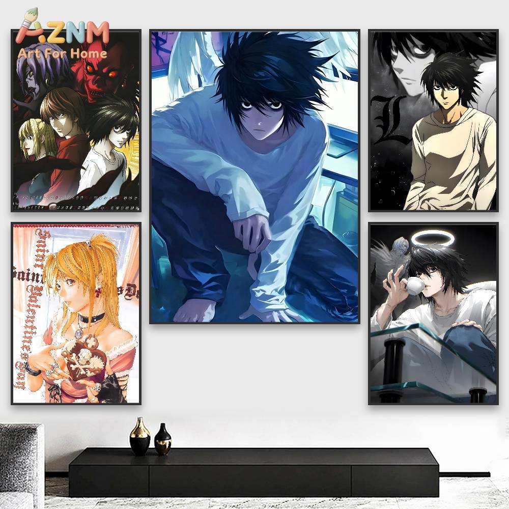 AZNM Death Note Anime Characte - Geometric Wall Art のレビューと価格