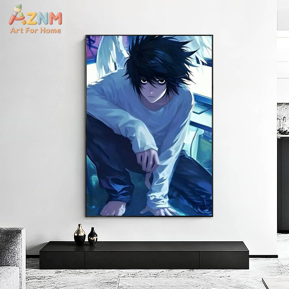 AZNM Death Note Anime Characte - Geometric Wall Art のレビューと価格