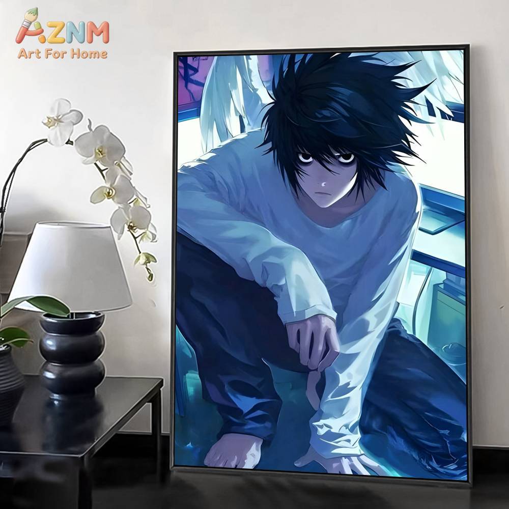 AZNM Death Note Anime Characte - Geometric Wall Art のレビューと価格