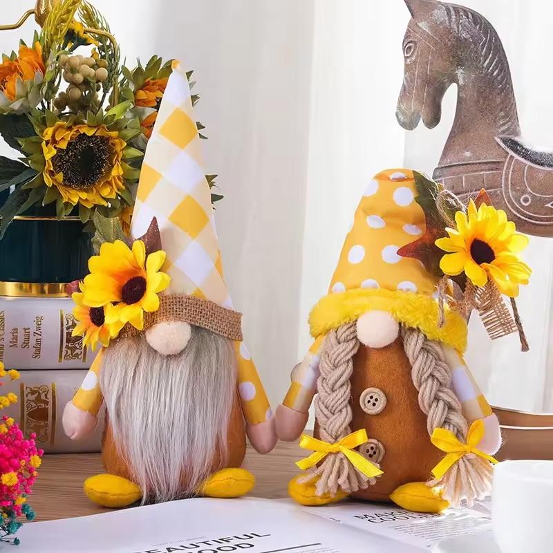 New Sunflower Farmhouse Gnome  - Home Decor Catalog のレビューと価格
