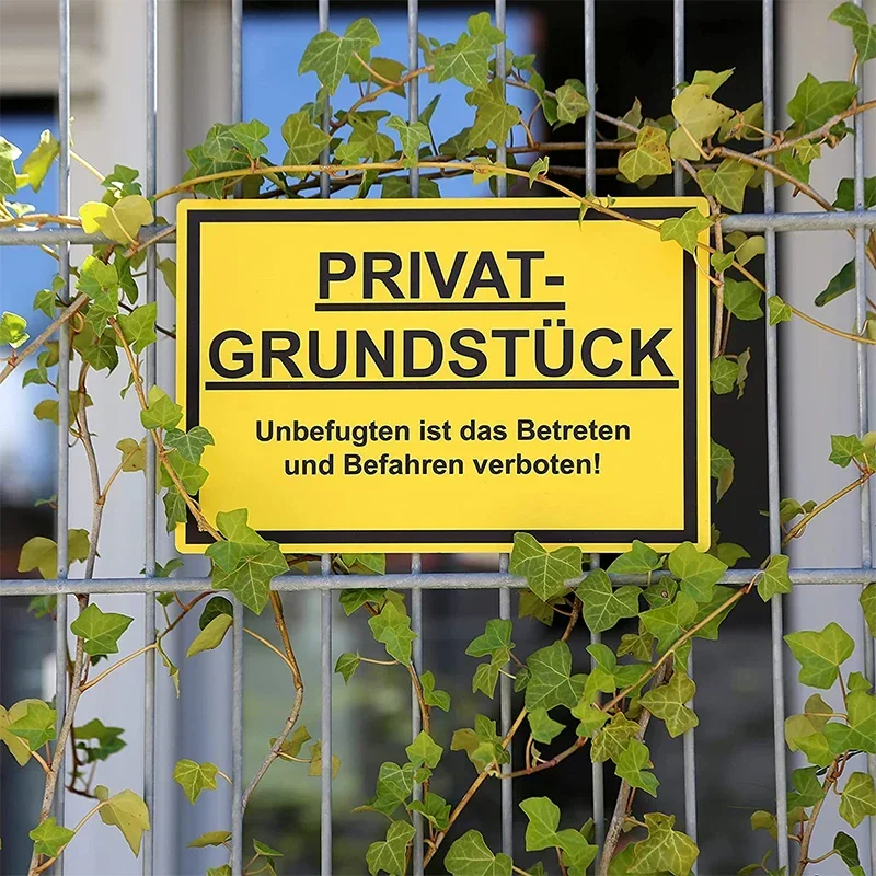 Warning Sign German Language T - Germany Home Decor のレビューと価格