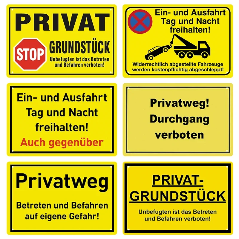Warning Sign German Language T - Germany Home Decor のレビューと価格
