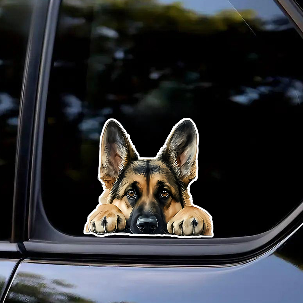 1PC Lying German Shepherd Viny - Germany Home Decor のレビューと価格