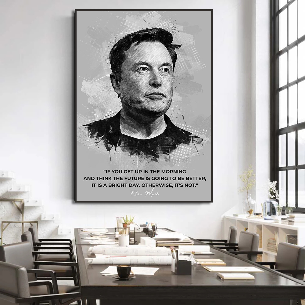 Jobs Steve Elon Musk Canvas Pa - Home Decor Jobs のレビューと価格