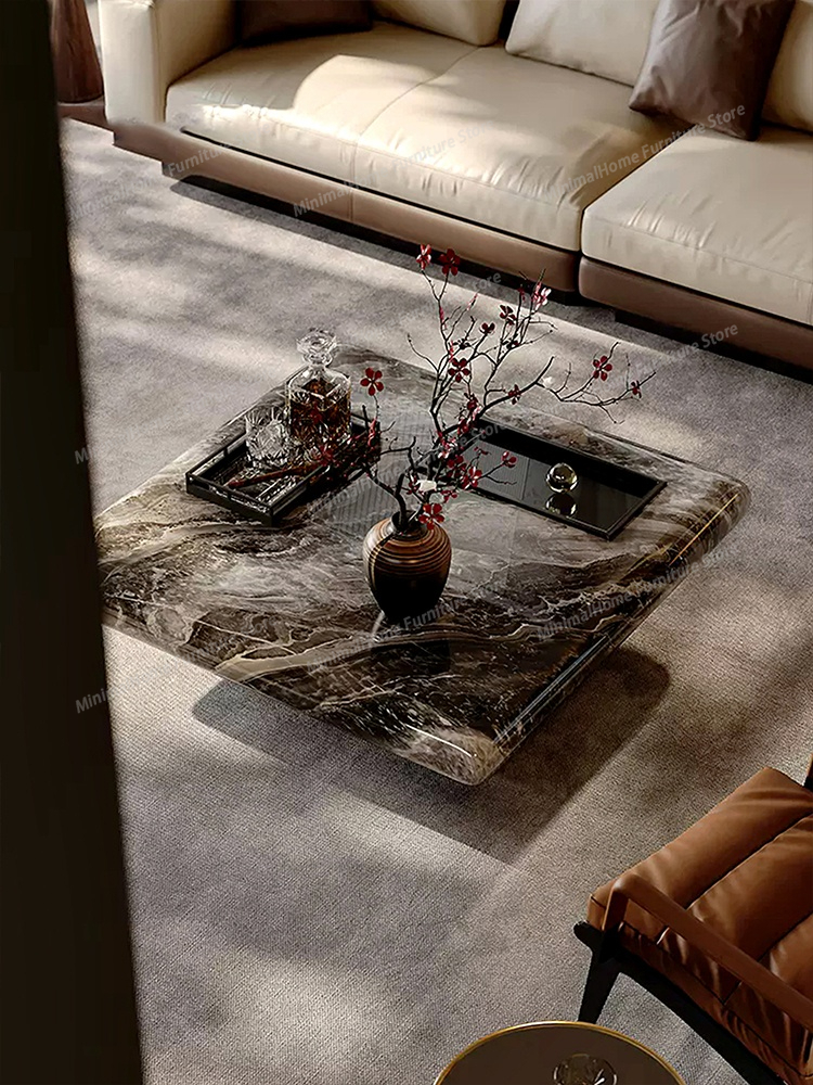 Italian Marble Square Coffee T - Home Decor Center のレビューと価格