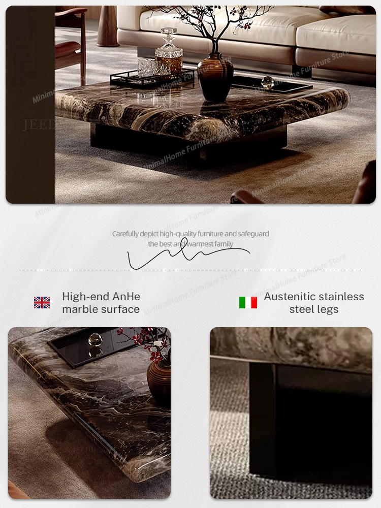 Italian Marble Square Coffee T - Home Decor Center のレビューと価格