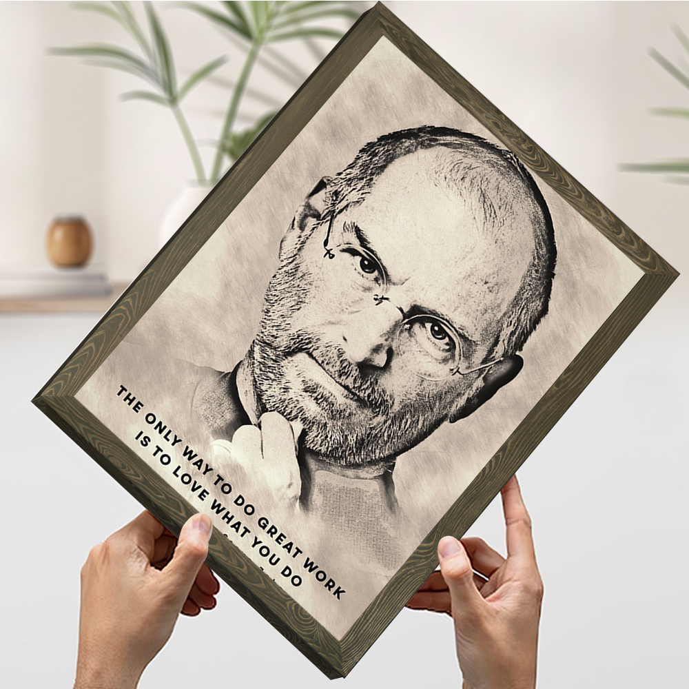 Steve Jobs Famous Quotes Print - Home Decor Jobs のレビューと価格