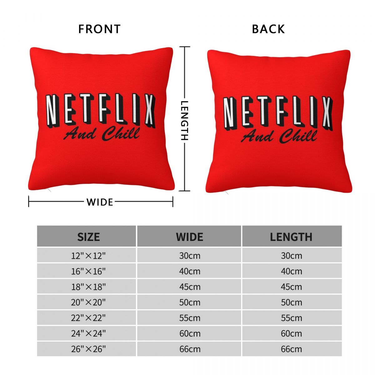 Netflix And Chill Red Square P - Home Decor Netflix のレビューと価格