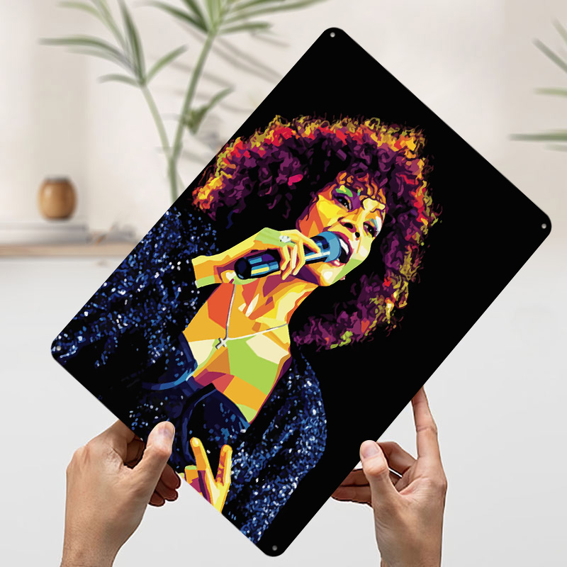 Whitney Houston Pop Art Portra - Home Decor Houston のレビューと価格